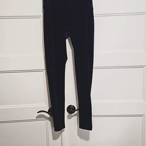 Spanx blue stretch velvet leggings.  Size L